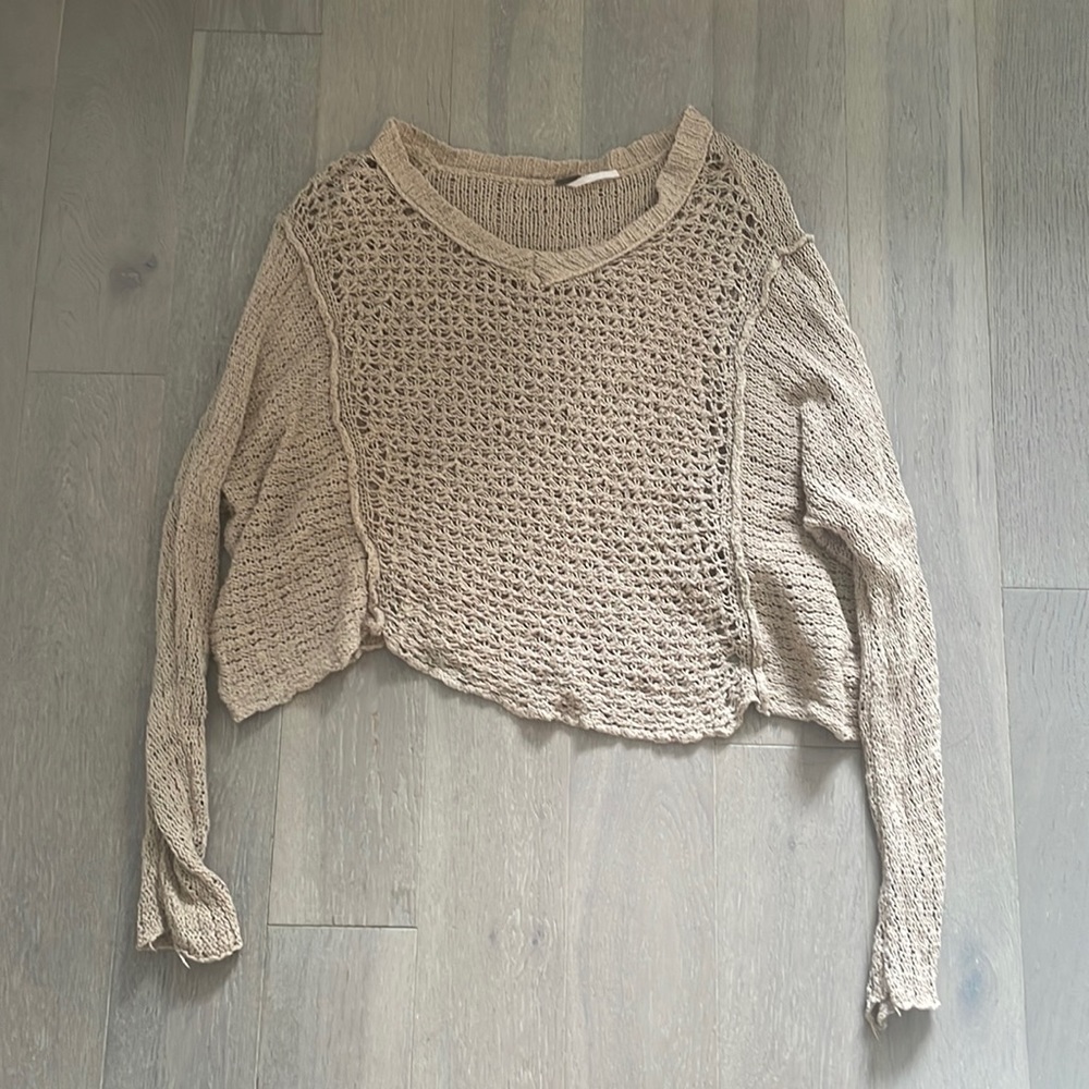 Free People Tan Sweater